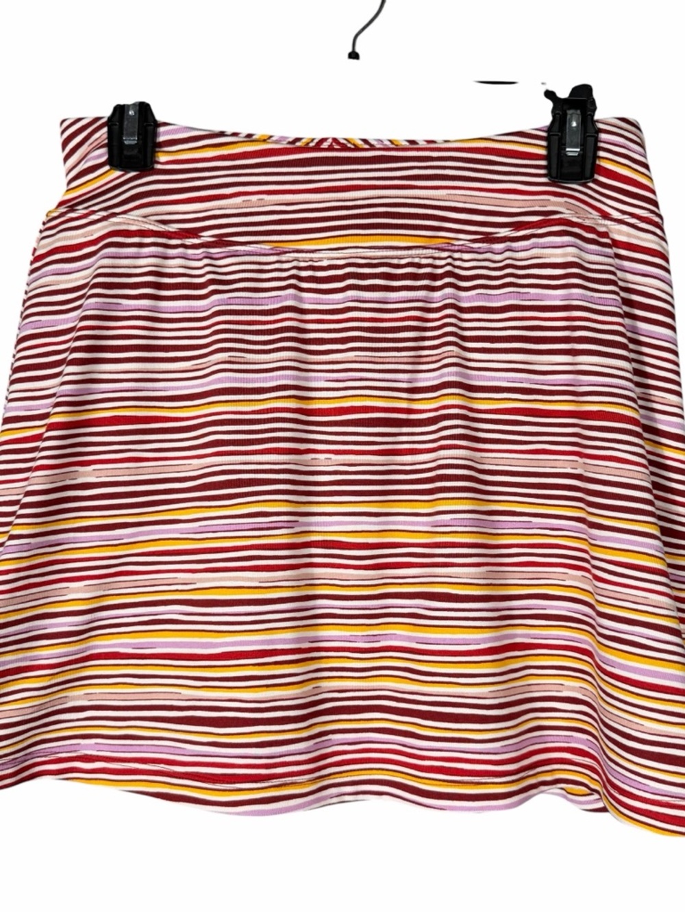 Title Nine Dream Skort Women’s Small Rainbow Stripe Skirt Athletic Gym Preppy
